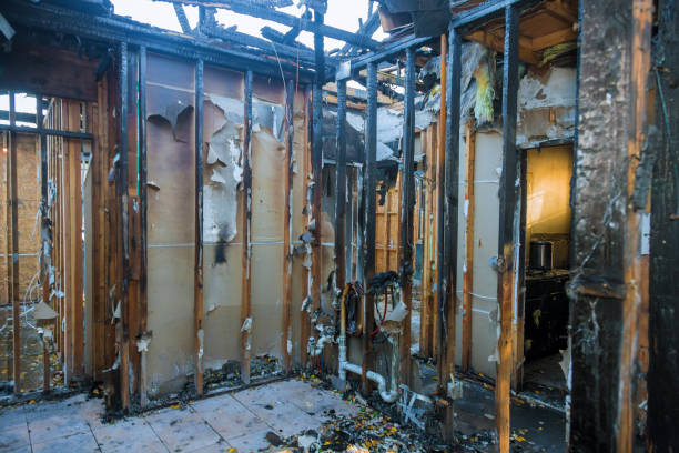 Professional Emergency Fire Cleanup technician working in Huntland, TN